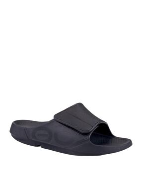 OOFOS Men's Sport Flex Slide - Black